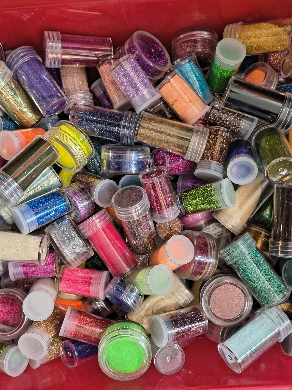 Assorted Glitter Shaker Jars – Multi-Color Sparkle for Home Party Crafts